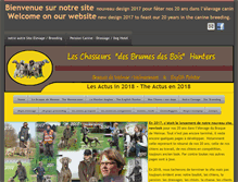 Tablet Screenshot of desbrumesdesbois.com